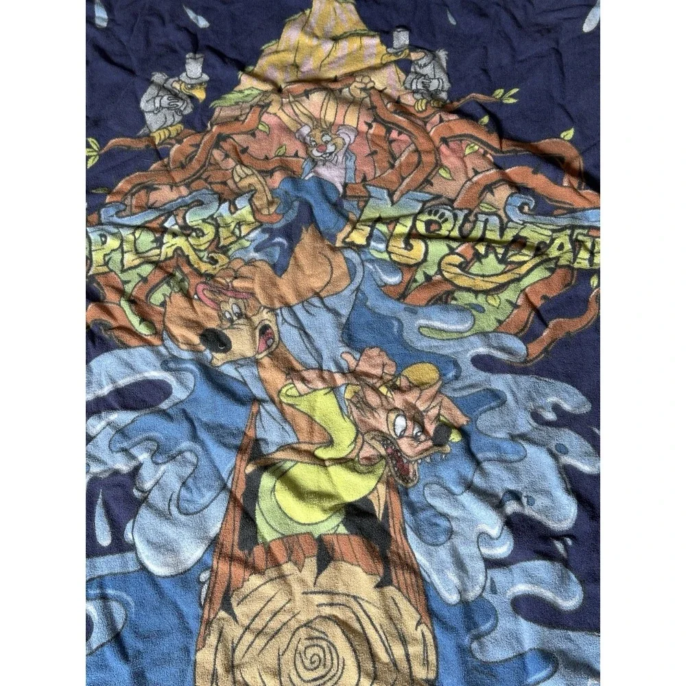 Vtg Walt Disney World Splash Mountain Beach Towel Brer Rabbit 34 X 55 READ